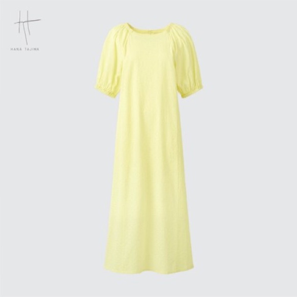 Uniqlo 100% Cotton Midi Dress